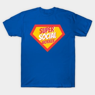 Social Worker Gifts | Super Social Worker T-Shirt